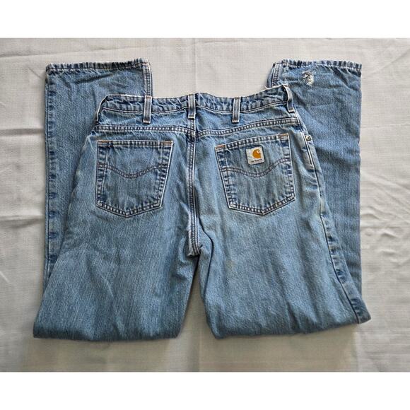 Carhartt Warm Lined Jeans Woman's Size 10 x 32 - Picture 1 of 6